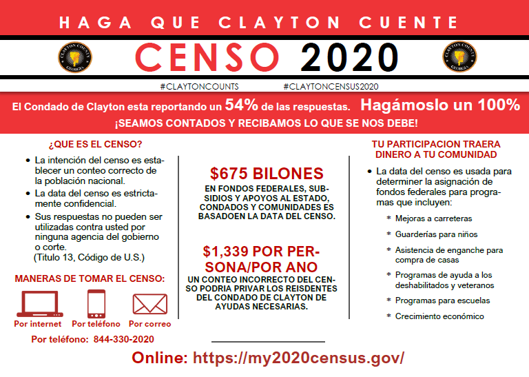 Census 2020 in Spanish